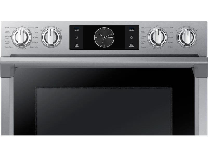 30" Smart Double Wall Oven with Flex Duo™ in Stainless Steel NV51K7770DSAA