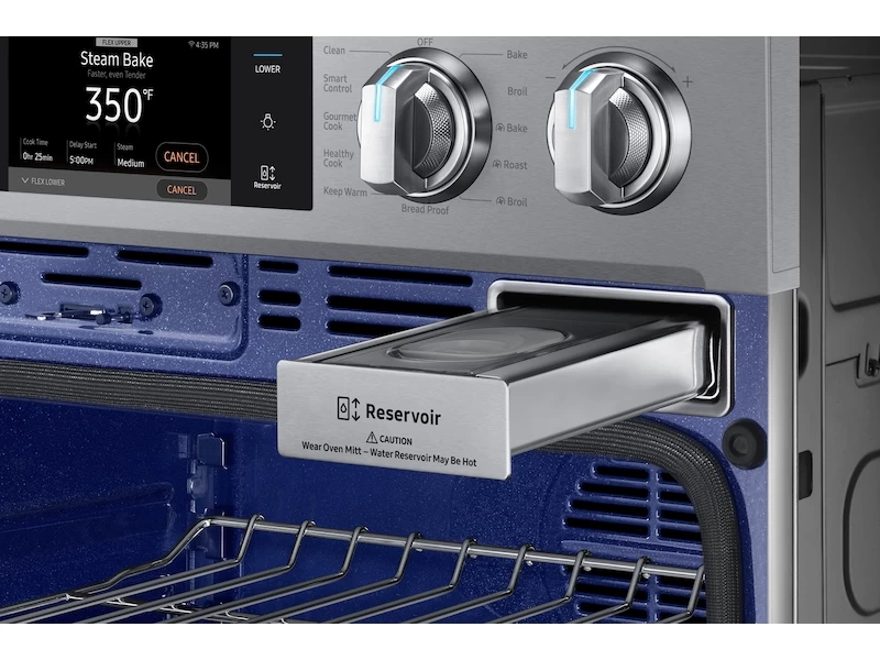 30" Smart Double Wall Oven with Flex Duo™ in Stainless Steel NV51K7770DSAA