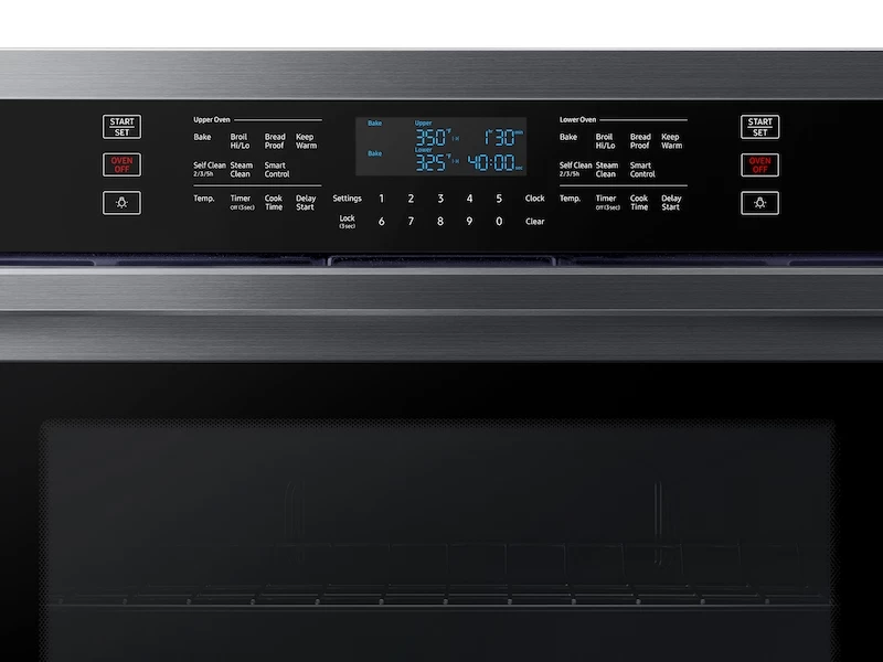 30" Smart Double Wall Oven in Black Stainless Steel NV51T5511DGAA