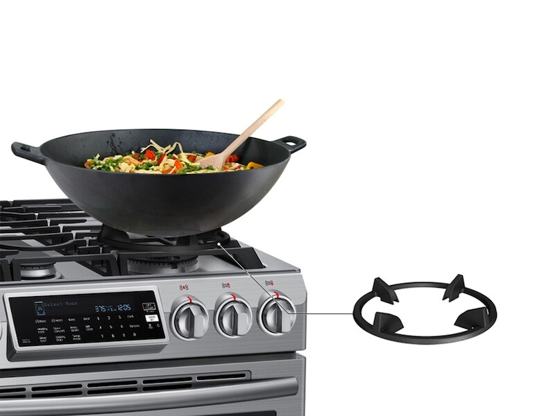 5.8 cu. ft. Slide-In Gas Range with True Convection NX58H9500WSAA