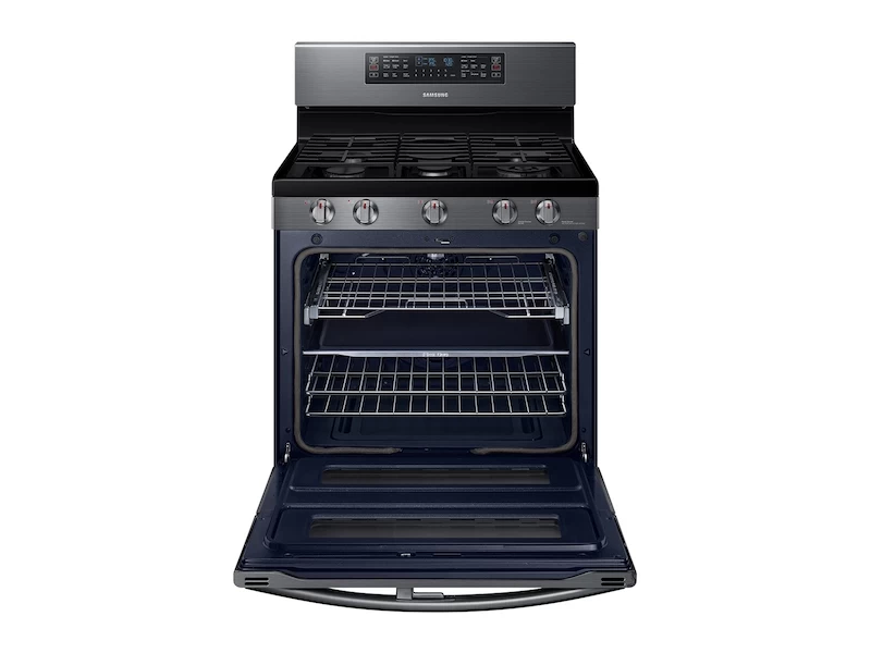 5.8 cu ft. Smart Freestanding Gas Range with Flex Duo & Dual Door NX58K7850SGAA