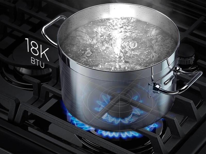 5.8 cu ft. Smart Freestanding Gas Range with Flex Duo & Dual Door NX58K7850SGAA