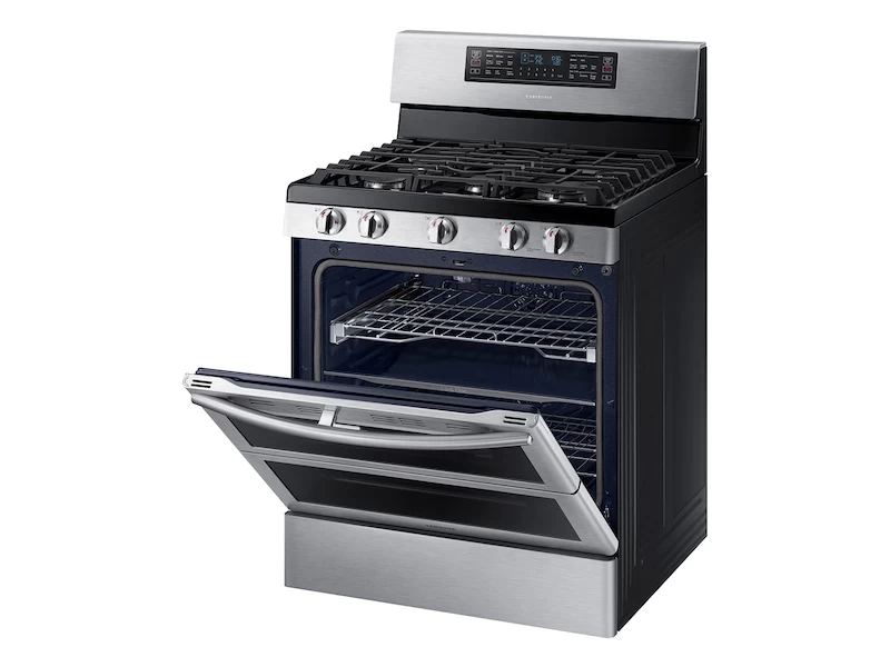 5.8 cu ft. Smart Freestanding Gas Range with Flex Duo & Dual Door NX58K7850SSAA