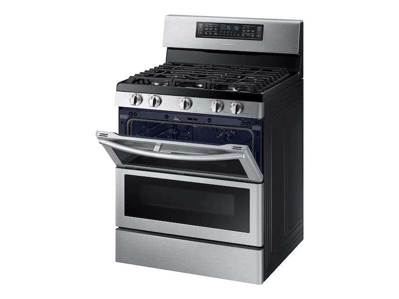5.8 cu ft. Smart Freestanding Gas Range with Flex Duo & Dual Door NX58K7850SSAA