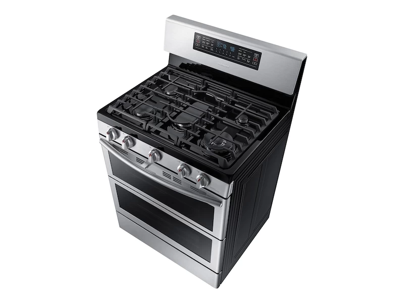 5.8 cu ft. Smart Freestanding Gas Range with Flex Duo & Dual Door NX58K7850SSAA