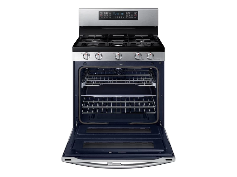5.8 cu ft. Smart Freestanding Gas Range with Flex Duo & Dual Door NX58K7850SSAA