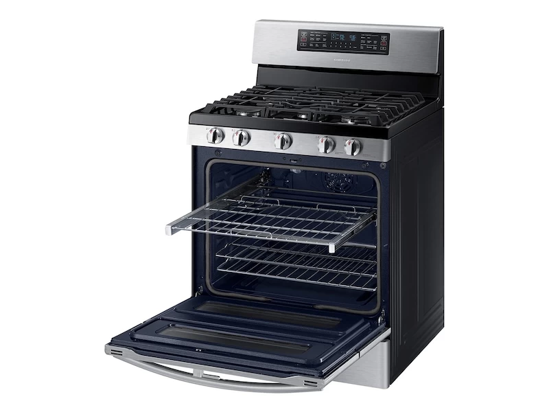 5.8 cu ft. Smart Freestanding Gas Range with Flex Duo & Dual Door NX58K7850SSAA