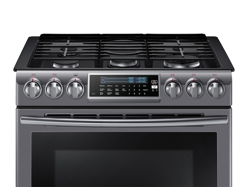 5.8 cu. ft. Slide-In Gas Range with True Convection NX58K9500WGAA