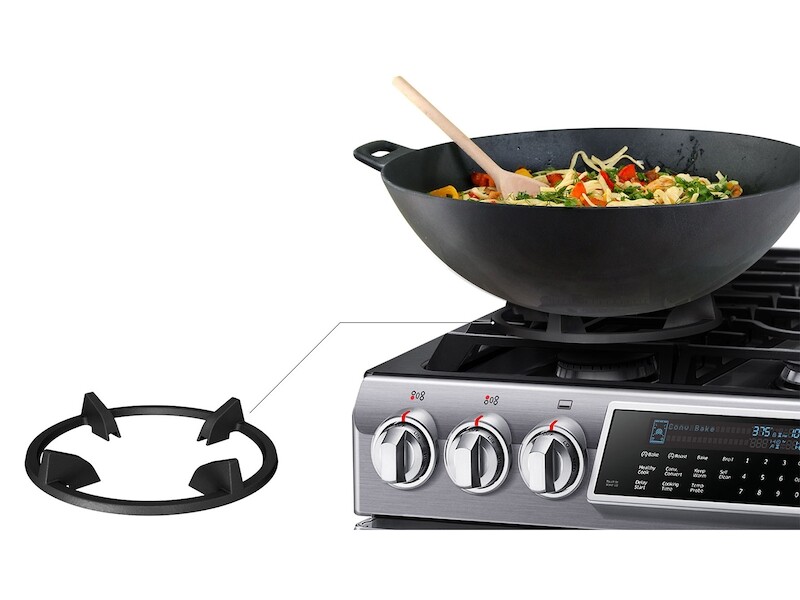 5.8 cu. ft. Slide-In Gas Range with True Convection NX58K9500WGAA