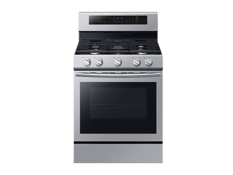 5.8 cu. ft. Freestanding Gas Range with True Convection in Stainless Steel NX58M6630SG