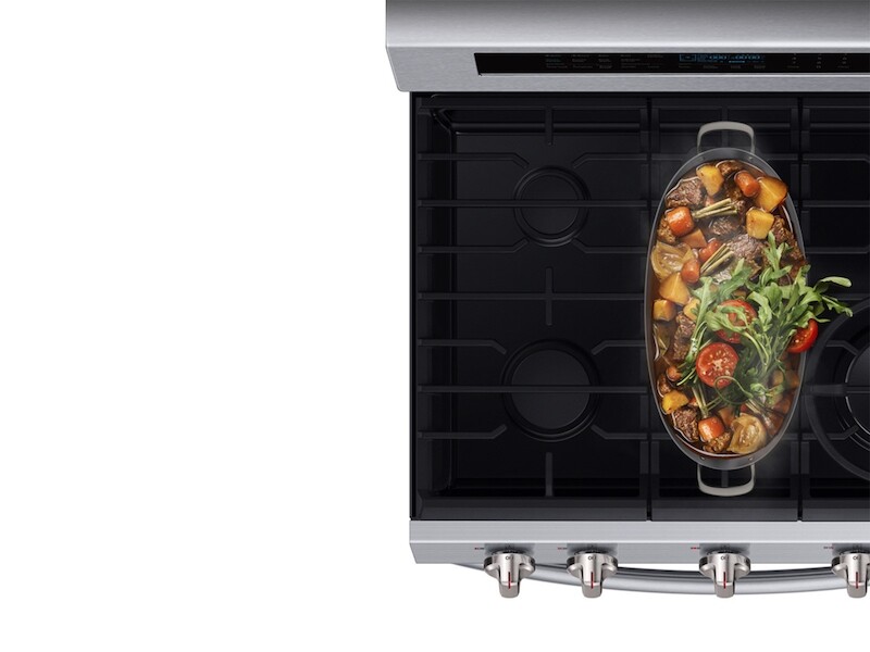 5.8 cu. ft. Freestanding Gas Range with True Convection NX58M6630SS