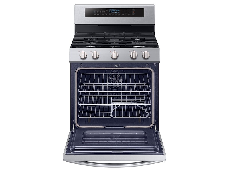 5.8 cu. ft. Freestanding Gas Range with True Convection and Steam Reheat in Stainless Steel NX58M6650WG