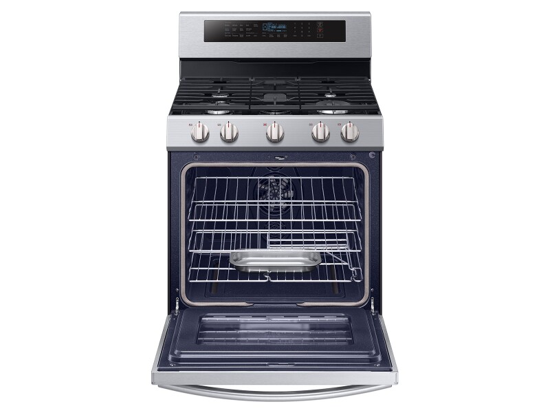 5.8 cu. ft. Freestanding Gas Range with True Convection and Steam Reheat NX58M6650WS