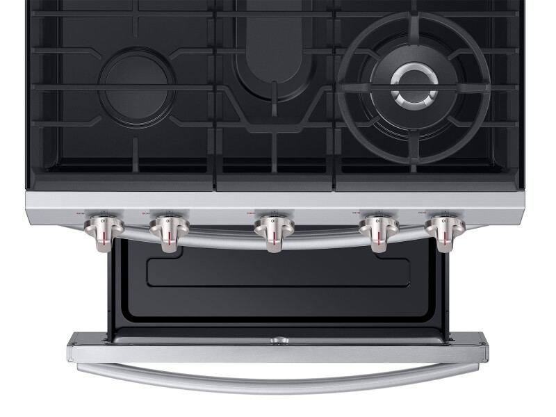 5.8 cu. ft. Freestanding Gas Range with True Convection and Steam Reheat NX58M6650WS