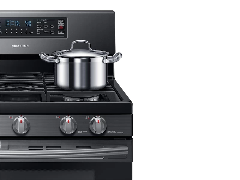 5.8 cu ft. Smart Freestanding Gas Range with Flex Duo & Dual Door NX58M6850SGAA