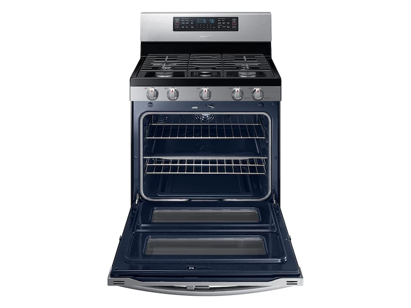 5.8 cu ft. Smart Freestanding Gas Range with Flex Duo & Dual Door NX58M6850SSAA