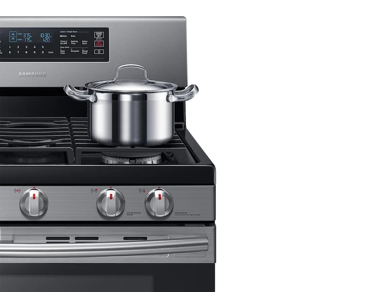 5.8 cu ft. Smart Freestanding Gas Range with Flex Duo & Dual Door NX58M6850SSAA