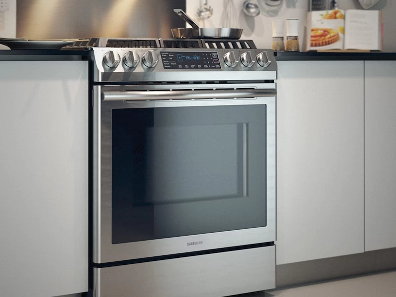 5.8 cu. ft. Slide-in Gas Range with Convection NX58M9420SSAA