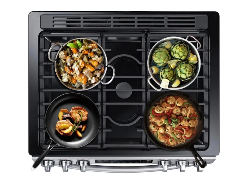 5.8 cu. ft. Slide-in Gas Range with Convection NX58M9420SSAA