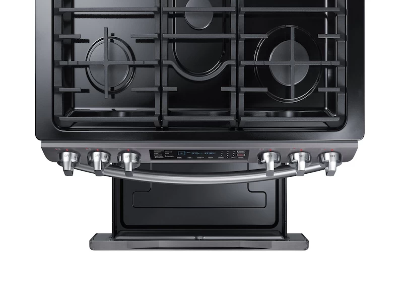 5.8 cu. ft. Slide-in Gas Range with Convection NX58N9420SGAA