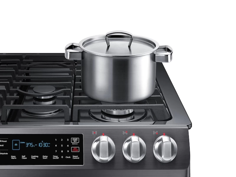 5.8 cu. ft. Slide-in Gas Range with Convection NX58N9420SGAA