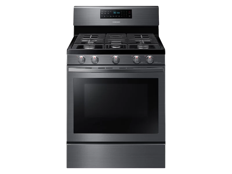Samsung 5.8 cu. ft. Freestanding Gas Range with Convection Fingerprint Resistant Black Stainless Steel NX58R5601SGAA Picture 1