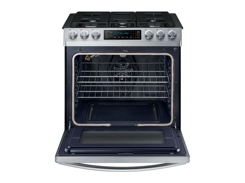 5.8 cu. ft. Slide-in Gas Range with Convection in Stainless Steel view 5