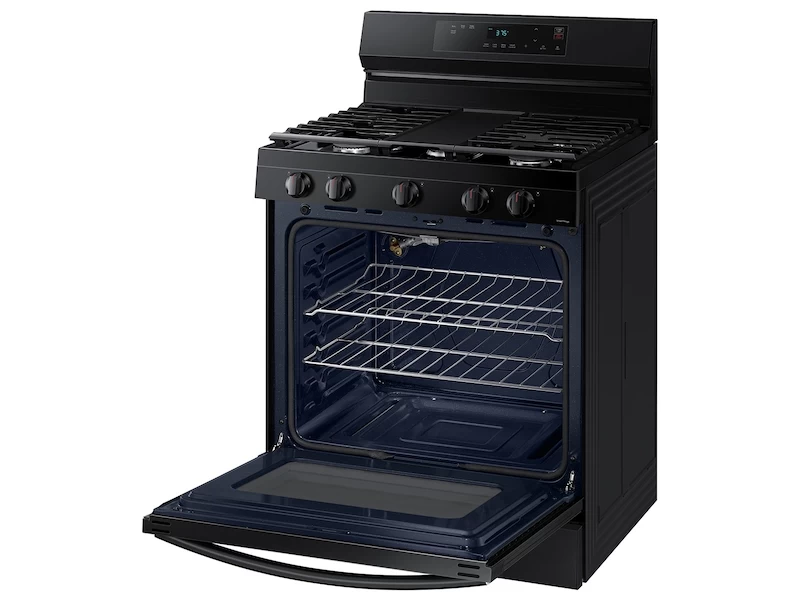 6.0 cu. ft. Smart Freestanding Gas Range with Integrated Griddle NX60A6111SBAA