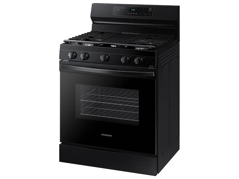 6.0 cu. ft. Smart Freestanding Gas Range with Integrated Griddle NX60A6111SBAA