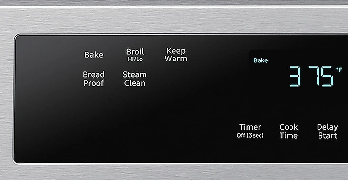 Cooking simplified with easy preset buttons