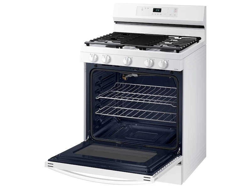 6.0 cu. ft. Smart Freestanding Gas Range with Integrated Griddle NX60A6111SWAA