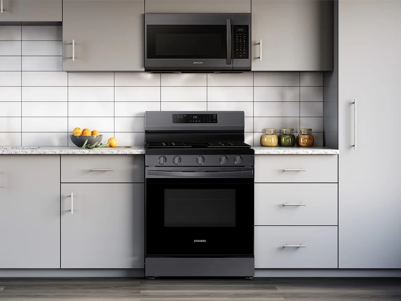 6.0 cu. ft. Smart Freestanding Gas Range with 18K BTU Dual Power Burner & Self Clean NX60A6311SGAA