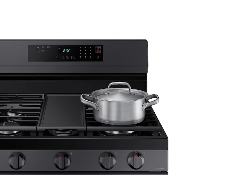 6.0 cu. ft. Smart Freestanding Gas Range with 18K BTU Dual Power Burner & Self Clean NX60A6311SGAA