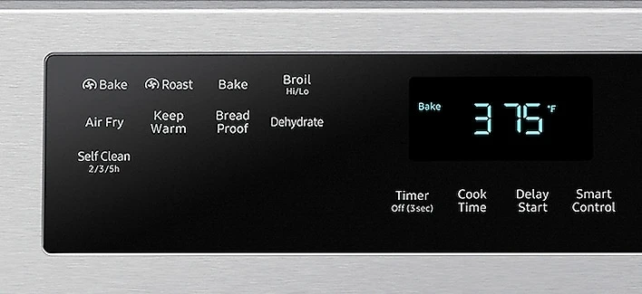 Cooking simplified with easy preset buttons
