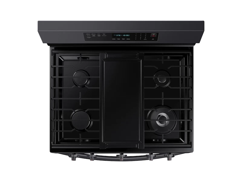 6.0 cu. ft. Smart Freestanding Gas Range with No-Preheat Air Fry and Convection+ in Black Stainless Steel NX60A6711SGAA