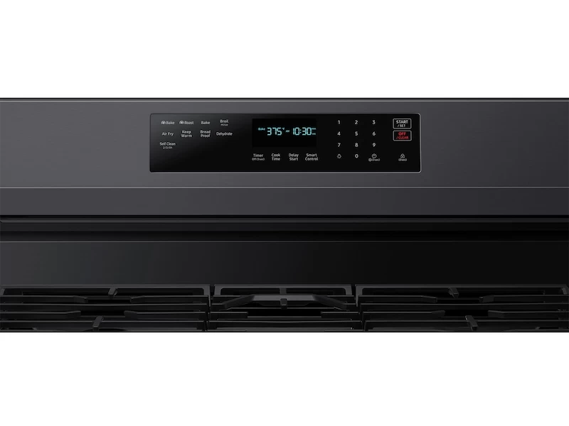 6.0 cu. ft. Smart Freestanding Gas Range with No-Preheat Air Fry and Convection+ in Black Stainless Steel NX60A6711SGAA