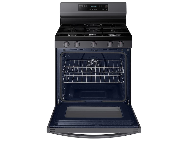 6.0 cu. ft. Smart Freestanding Gas Range with No-Preheat Air Fry and Convection+ in Black Stainless Steel NX60A6711SGAA