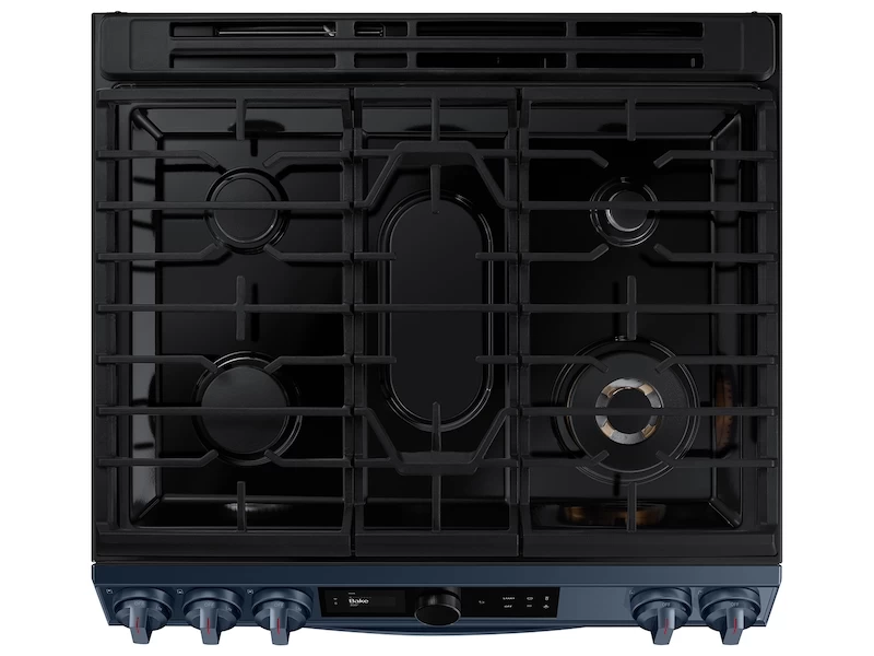 Bespoke Smart Slide-in Gas Range 6.0 cu. ft. with Smart Dial, Air Fry & Wi-Fi NX60A8711QNAA