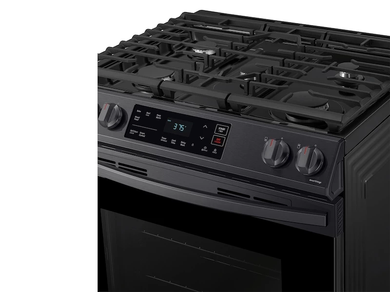 6.0 cu. ft. Smart Slide-in Gas Range in Black Stainless Steel NX60T8111SGAA
