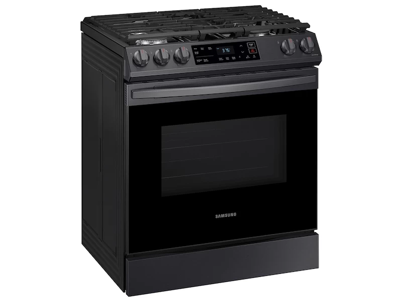 6.0 cu. ft. Smart Slide-in Gas Range in Black Stainless Steel NX60T8111SGAA