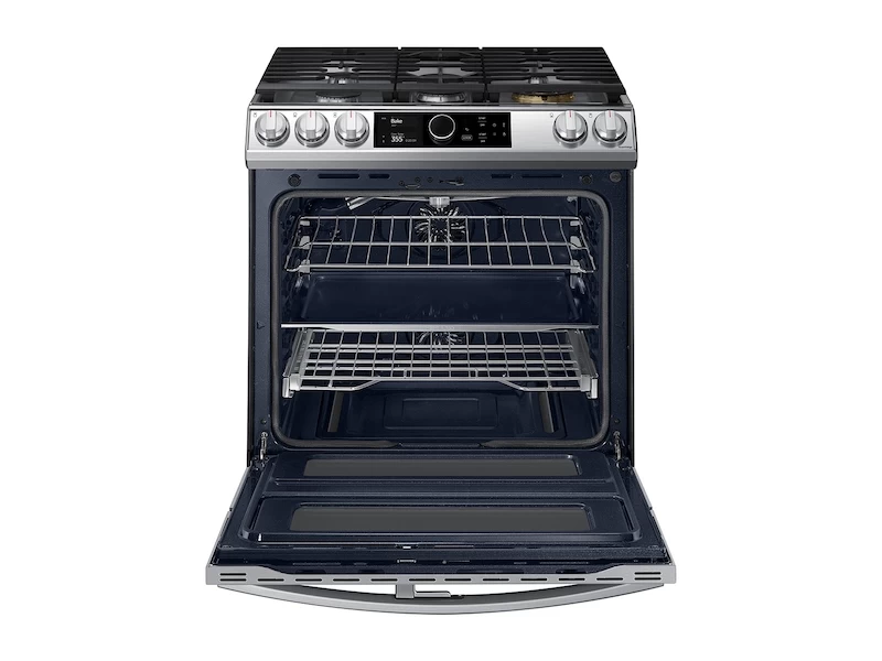 6.0 cu ft. Smart Slide-in Gas Range with Flex Duo, Smart Dial & Air Fry in Stainless Steel NX60T8751SSAA