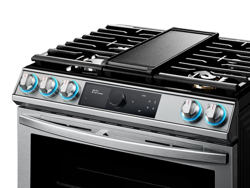 6.0 cu ft. Smart Slide-in Gas Range with Flex Duo, Smart Dial & Air Fry in Stainless Steel NX60T8751SSAA
