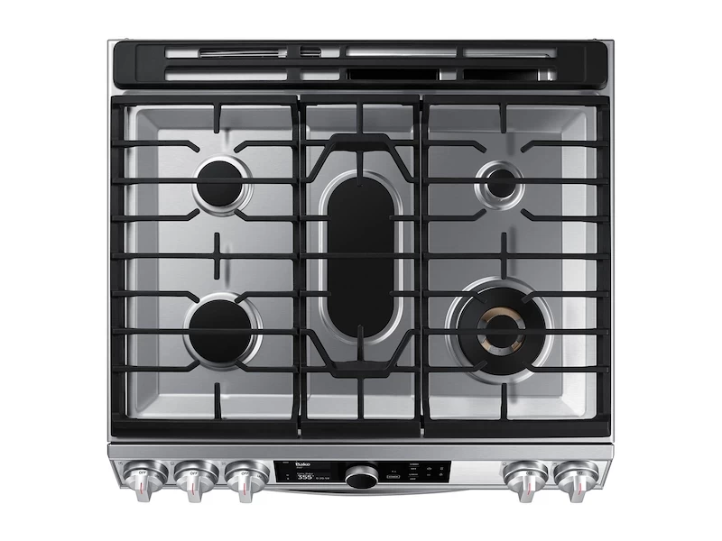 6.0 cu ft. Smart Slide-in Gas Range with Flex Duo, Smart Dial & Air Fry in Stainless Steel NX60T8751SSAA