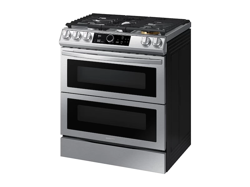 6.0 cu ft. Smart Slide-in Gas Range with Flex Duo, Smart Dial & Air Fry in Stainless Steel NX60T8751SSAA