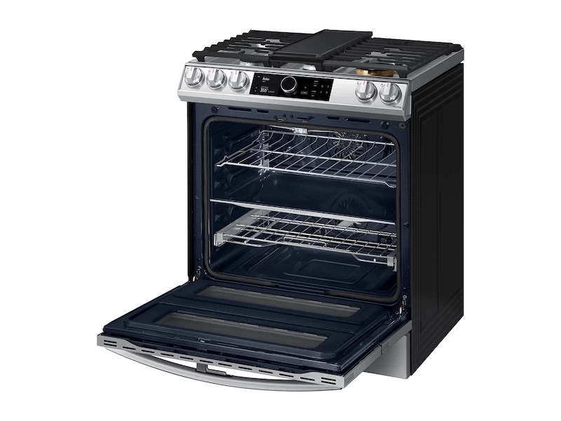 6.0 cu ft. Smart Slide-in Gas Range with Flex Duo, Smart Dial & Air Fry in Stainless Steel NX60T8751SSAA