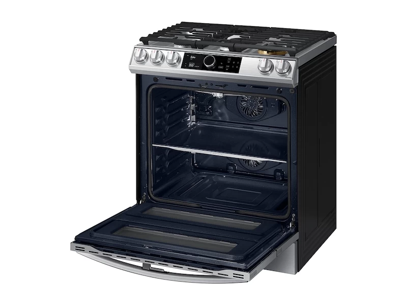 6.0 cu ft. Smart Slide-in Gas Range with Flex Duo, Smart Dial & Air Fry in Stainless Steel NX60T8751SSAA