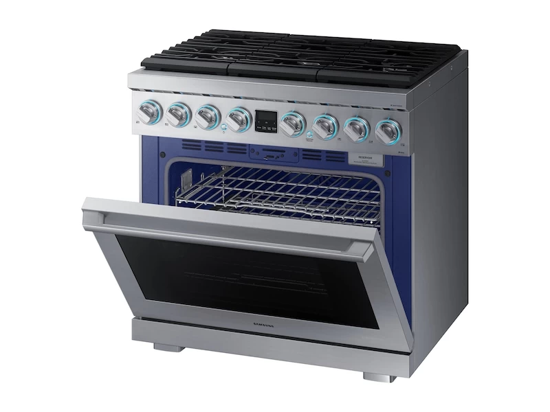 6.3 cu. ft. 36" Chef Collection Professional Dual Fuel Range NY36R9966PSAA