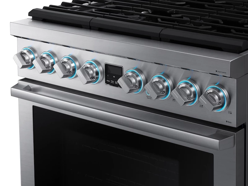 6.3 cu. ft. 36" Chef Collection Professional Dual Fuel Range NY36R9966PSAA