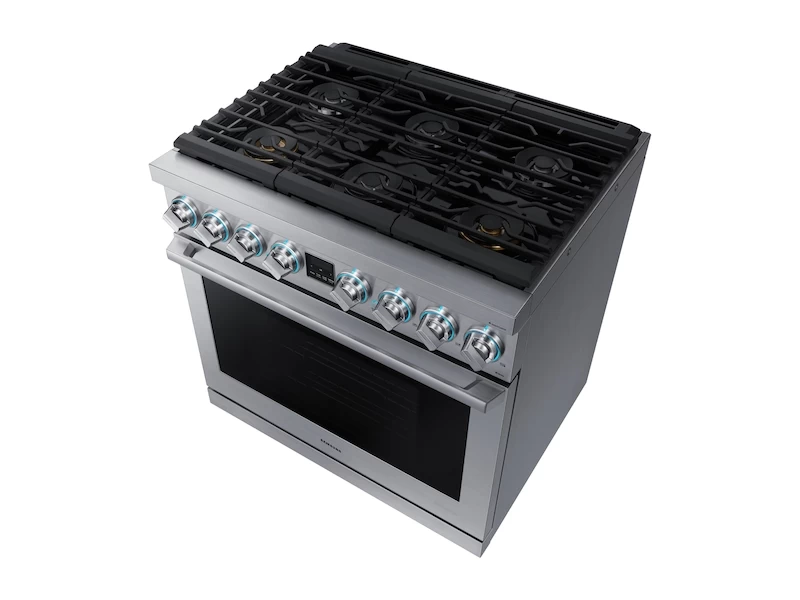 6.3 cu. ft. 36" Chef Collection Professional Dual Fuel Range NY36R9966PSAA