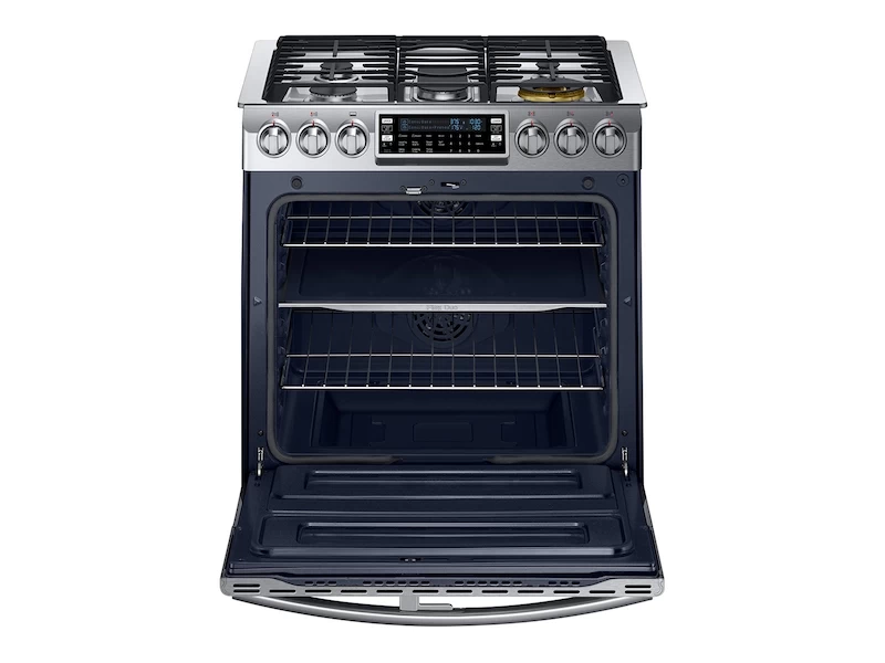 5.8 cu. ft. Slide-in Dual Fuel Range with Flex Duo™ & Dual Door NY58J9850WSAA